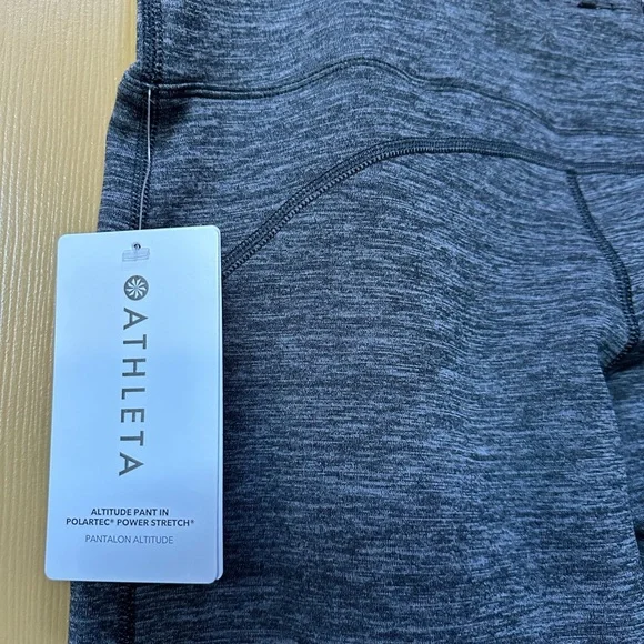 NWT Athleta Altitude Pants - Polartec Power Stretch - Picture 5 of 13